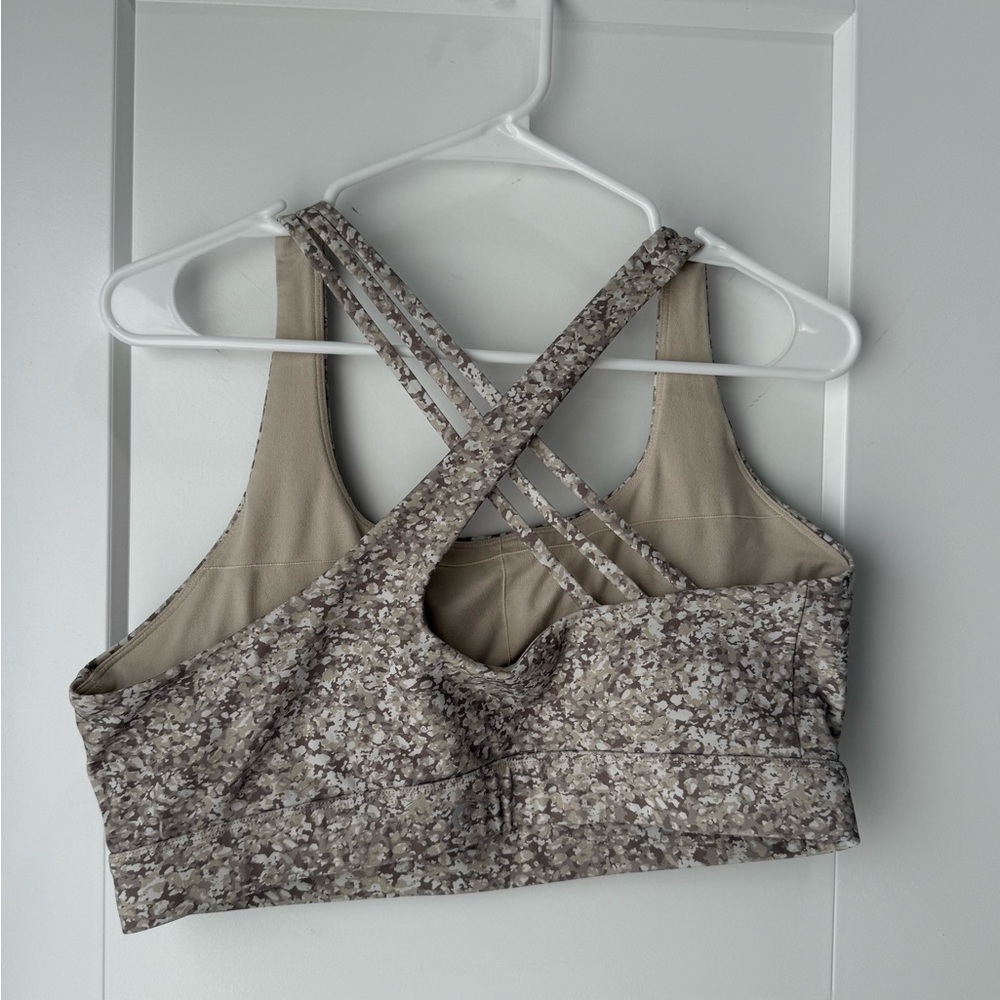 Zyia Bentonite Ruched Pocket Hi-rise 7/8 24" Leggings and Sports Bra 2 piece set - Picture 9 of 13